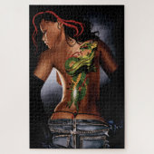 Dragon Tattoo Woman Puzzle (Vertikal)