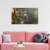 Dragon Teeth Leinwanddruck (Insitu (Wohnzimmer))