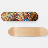 dragon temple skateboard (Horizontal)