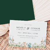 Dragon Theme Joint Birthday Party Einladung