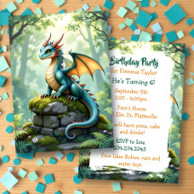 Dragon Themed Boys Geburtstagsparty