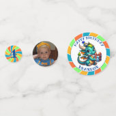 Dragon Themed Boys Geburtstagsparty Konfetti (Vorderseiten)