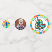 Dragon Themed Boys Geburtstagsparty Konfetti (Rückseiten)