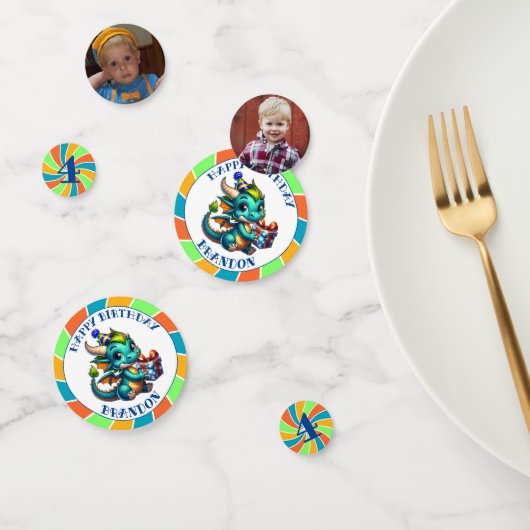 Dragon Themed Boys Geburtstagsparty Konfetti (Gruppe)