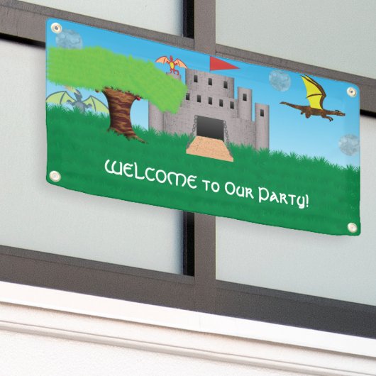 Dragon Themed Party Banner (Äußeres Gebäude)