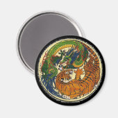 DRAGON TIGER MAGNET (Vorderseite/Rückseite)