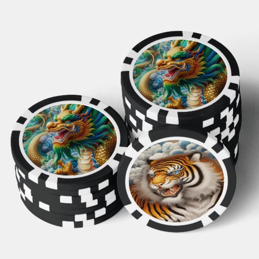 Dragon Tiger Poker Chip (Stapel)