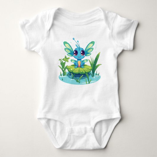 Dragon Toad Baby Strampler (Vorderseite)