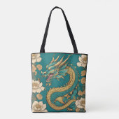 Dragon Tote Bag Tasche (Rückseite)