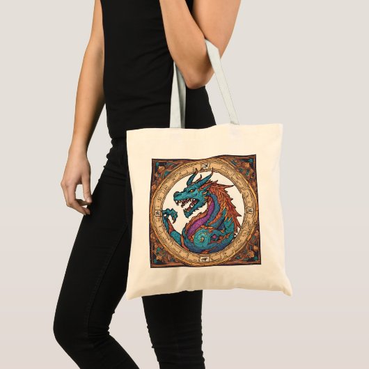 Dragon Tote Bag Tragetasche (Vorderseite (Produkt))