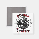 Dragon Trainer Fantasy Lizard Mythische Kreatur Magnet (Vorderseite/Rückseite)