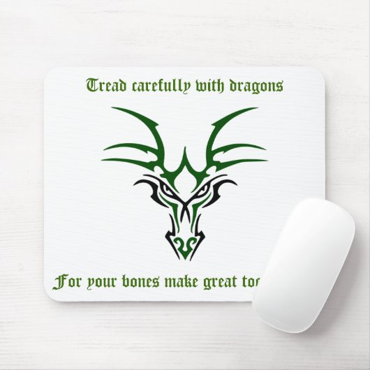 Dragon Tread vorsichtig Maus Pad Mousepad (Mit Mouse)