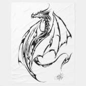 Dragon Tribal Fleecedecke (Vorderseite)