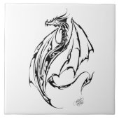 Dragon Tribal Fliese (Vorderseite)