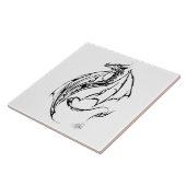 Dragon Tribal Fliese (Seite)
