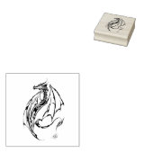 Dragon Tribal Gummistempel (Stempel)