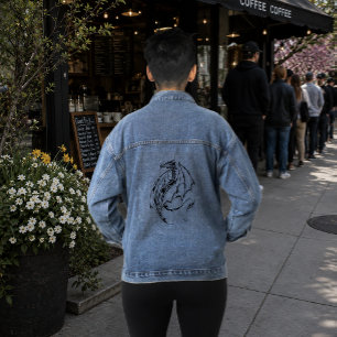 Dragon Tribal Jeansjacke