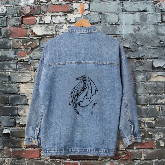 Dragon Tribal Jeansjacke