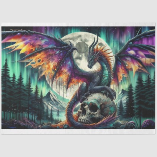 Dragon Tropfen Seidenpapier (Vorderseite)