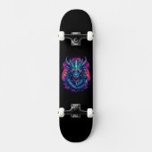 Dragon Turquoise Skateboard (Vorderseite)