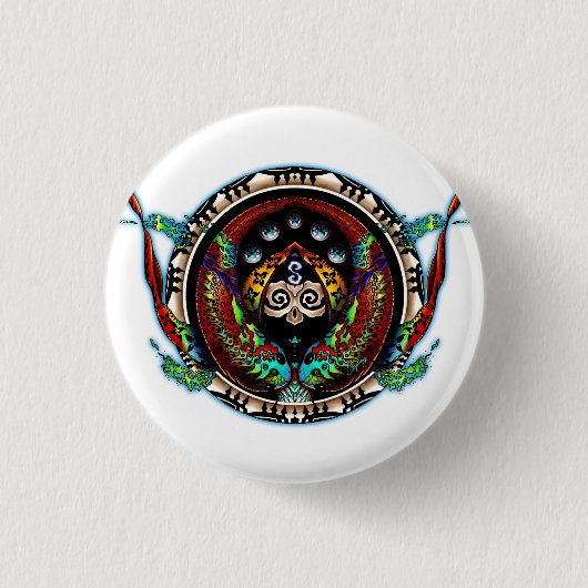 Dragon Twins Button (Vorderseite)