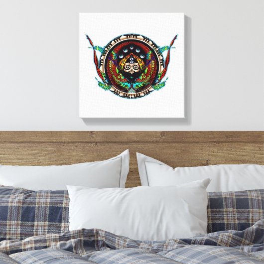 Dragon Twins Leinwanddruck (Insitu (Schlafzimmer))