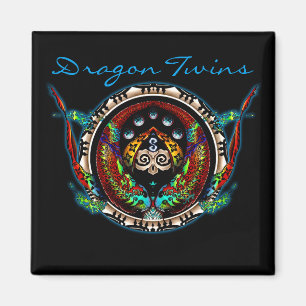 Dragon Twins Magnet