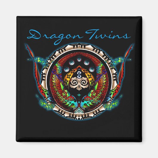 Dragon Twins Magnet (Vorne)