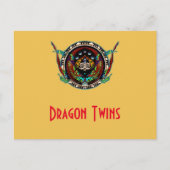 Dragon Twins Postkarte (Vorderseite)