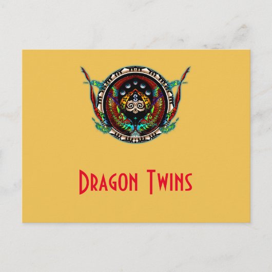 Dragon Twins Postkarte (Vorderseite)