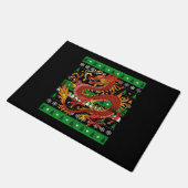 Dragon Ugly Christmas Fußmatte (Schrägansicht)