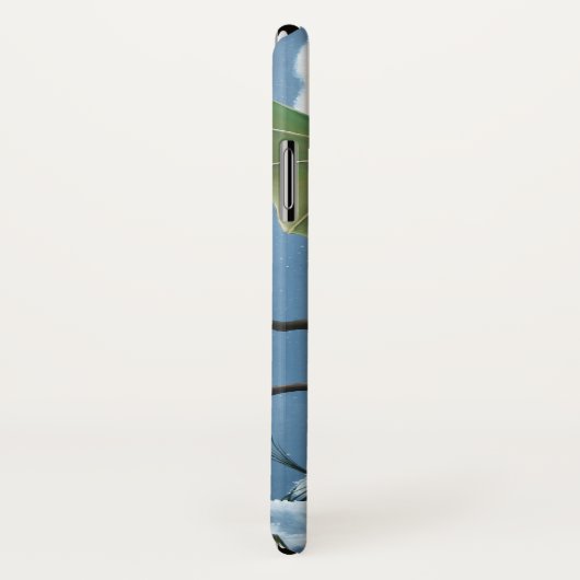 Dragon und Chickadees Case-Mate iPhone Hülle (Hinten/Rechts)