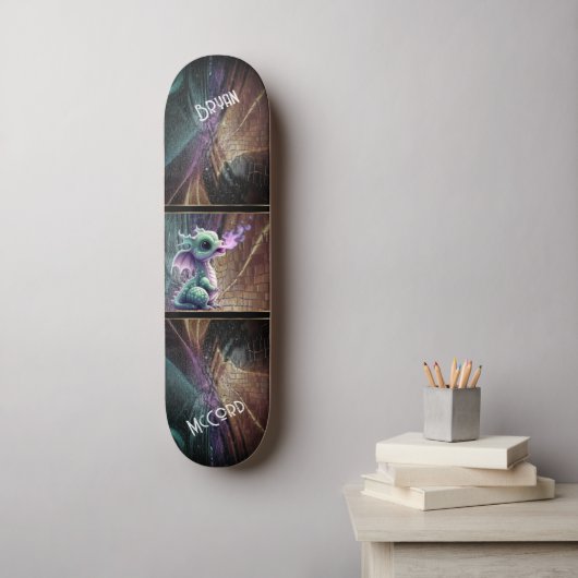 Dragon und Dungeon Skateboard (Wandkunst)