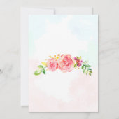 Dragon und Einhorngeburtstag Einladung Junge & Mäd (Rückseite)