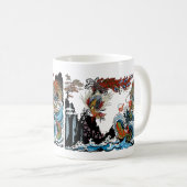 Dragon und Feng Huang. Illustration durch Insima Kaffeetasse (VorderseiteRechts)