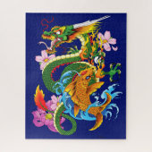 Dragon und Koi Puzzle (Vertikal)