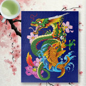 Dragon und Koi Puzzle