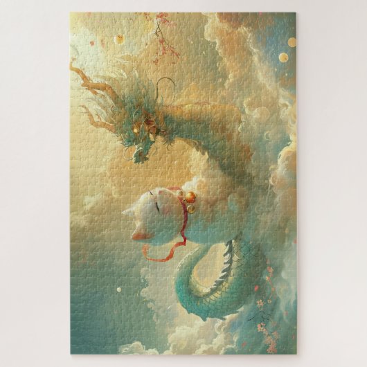 Dragon und Lucky Cat Puzzle (Vertikal)