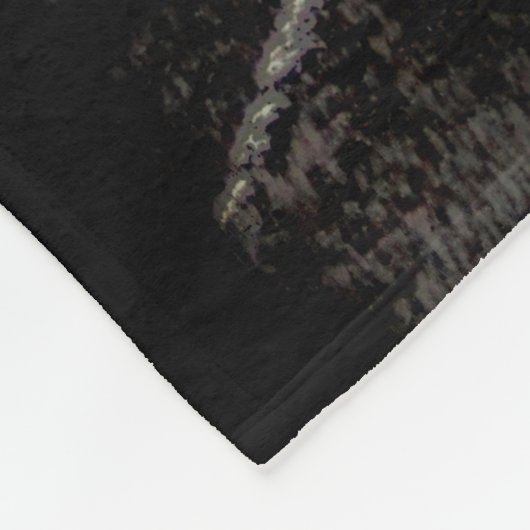 Dragon und Moon Fantasy Artwork Fleecedecke (Ecke)