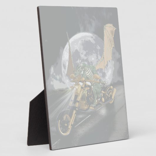 Dragon und Moon Fantasy Artwork Fotoplatte (Seite)