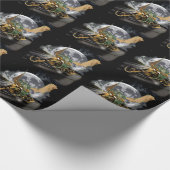 Dragon und Moon Fantasy Artwork Geschenkpapier (Ecke)