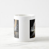 Dragon und Moon Fantasy Artwork Kaffeetasse (Mittel)