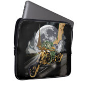 Dragon und Moon Fantasy Artwork Laptopschutzhülle (Vorne Rechts)