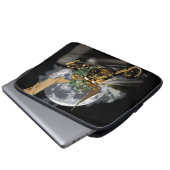 Dragon und Moon Fantasy Artwork Laptopschutzhülle (Vorne Knopf)