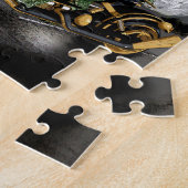 Dragon und Moon Fantasy Artwork Puzzle (Seite)