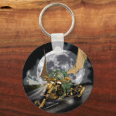 Dragon und Moon Fantasy Artwork Schlüsselanhänger (Vorderseite)