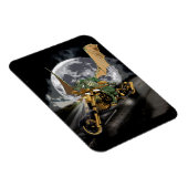 Dragon und Moon Fantasy Magnet (Rechte Seite)