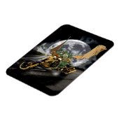 Dragon und Moon Fantasy Magnet (Linke Seite)