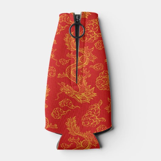 Dragon und Phoenix | Doppeltes Glück Flaschenkühler (Rückseite)