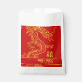 Dragon und Phoenix | Doppeltes Glück Geschenktütchen (Vorderseite)
